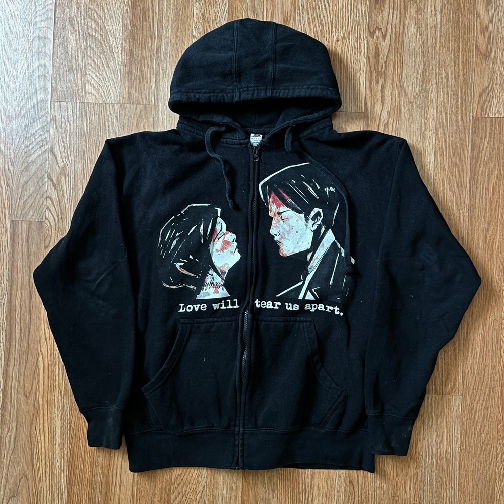 My Chemical Romance Three Cheers For Sweet Revenge Zip Hoodie Black Mens Medium